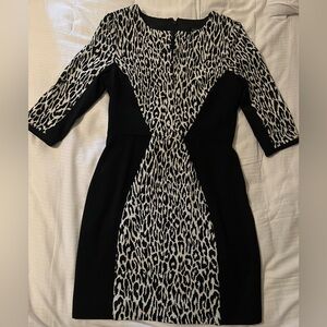 Black Halo Terry Mini Dress